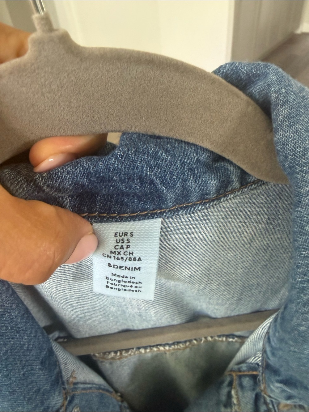 H&M Light Blue Denim Maxi Dress - Picture 3 of 3